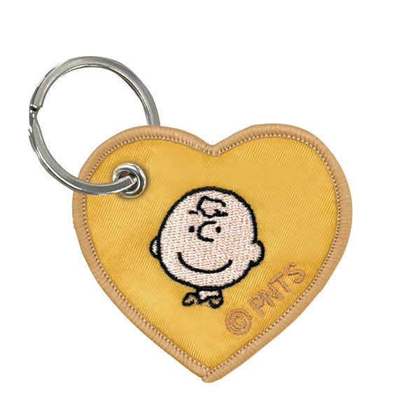 スヌーピー シークレット刺繍ハートキーチャーム