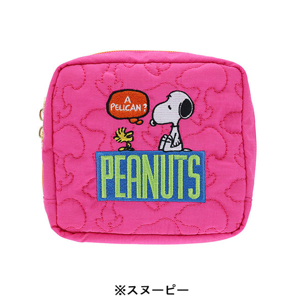 スヌーピー キルティングポーチ (PEANUTS COMICAL SCENES 2)