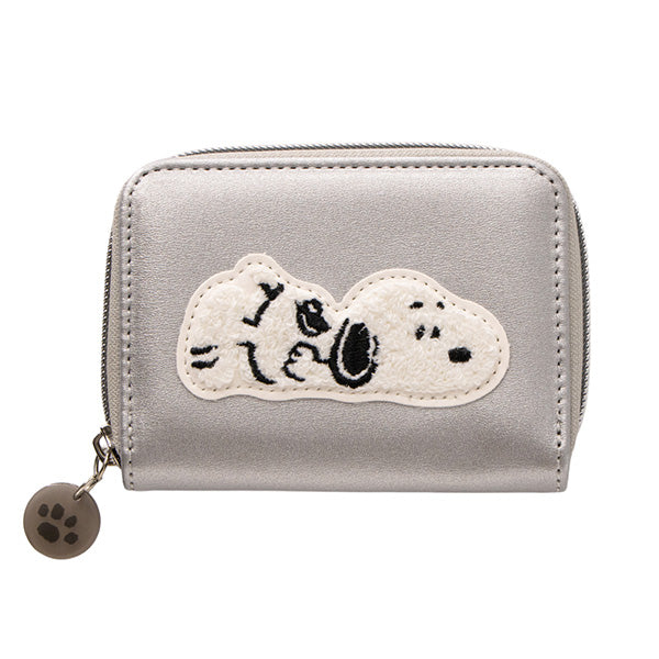PEANUTS - おかいものスヌーピー限定　刺繍ミニウォレット スヌーピーの限定アイテムに注目！こだわり満点、ハンドメイドの