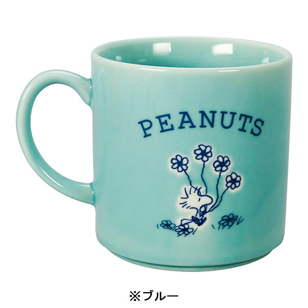 スヌーピー 木箱入りマグ (HAPPY COLOR)