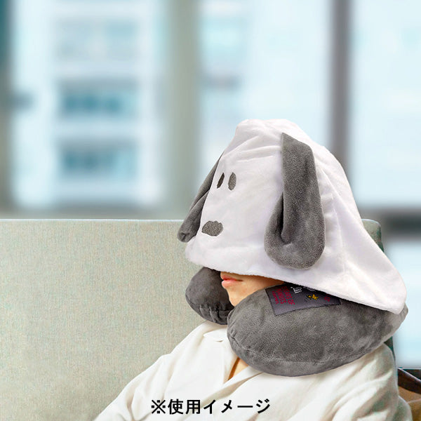 スヌーピー フード付き低反発ネックピロー (75th)
