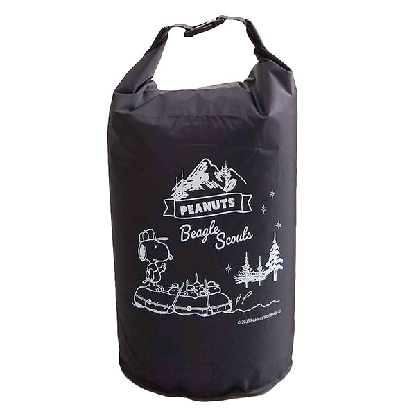 スヌーピー 防水バッグ 10L (ボート／ブラック)