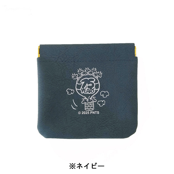 スヌーピー ばね口ミニポーチ (75th／ウッドストック)