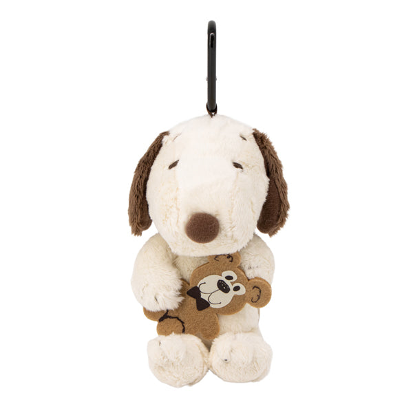 スヌーピー ぬいぐるみエコバッグ (Snoopy and Teddy Bear)