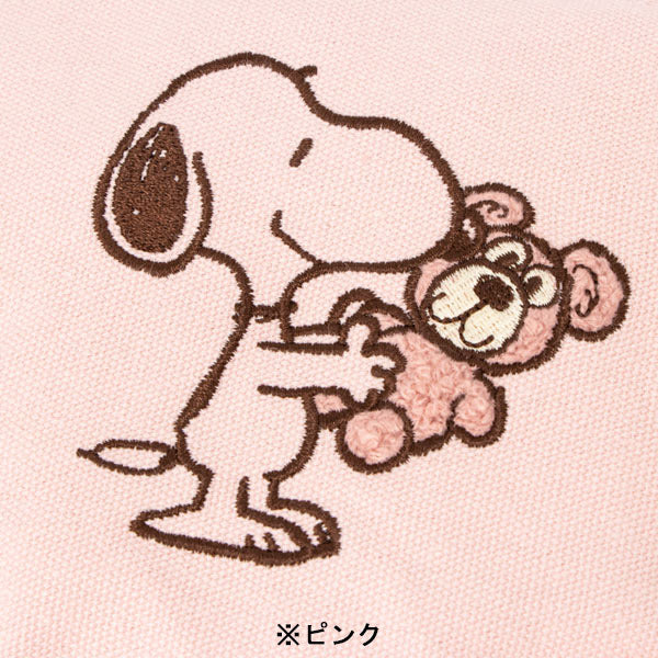スヌーピー 化粧ポーチ (Snoopy and Teddy Bear)