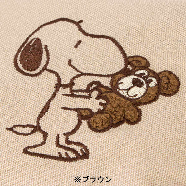 スヌーピー 化粧ポーチ (Snoopy and Teddy Bear)