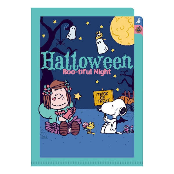 スヌーピー クリアファイルA5仕切り (Boo-tiful Night)