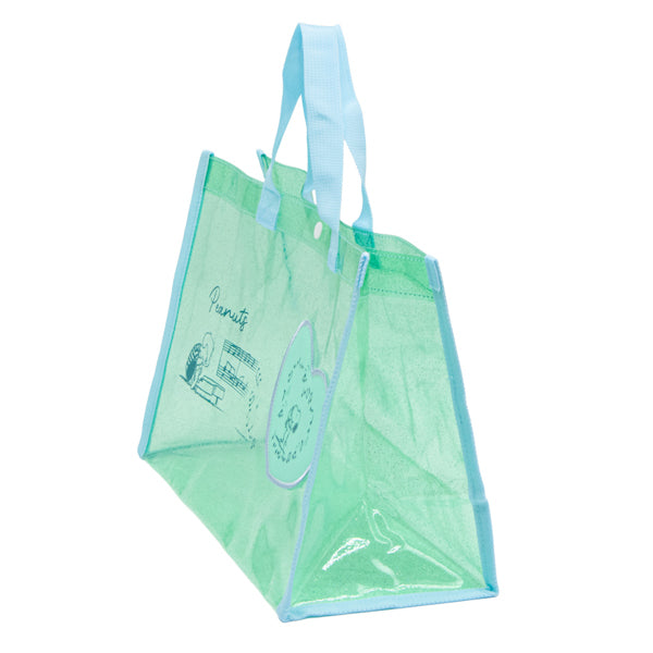 スヌーピー PVCバッグ (ミント)