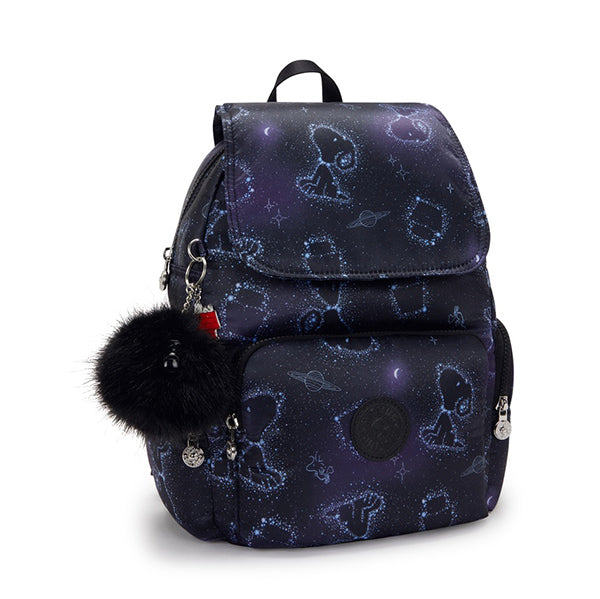 kipling PEANUTS シティジップ S (Weightless Star)