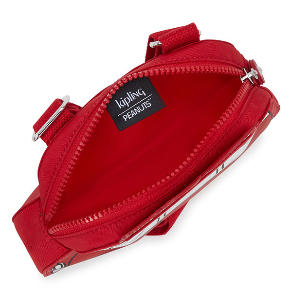 kipling PEANUTS バンバッグ (Restless Red)
