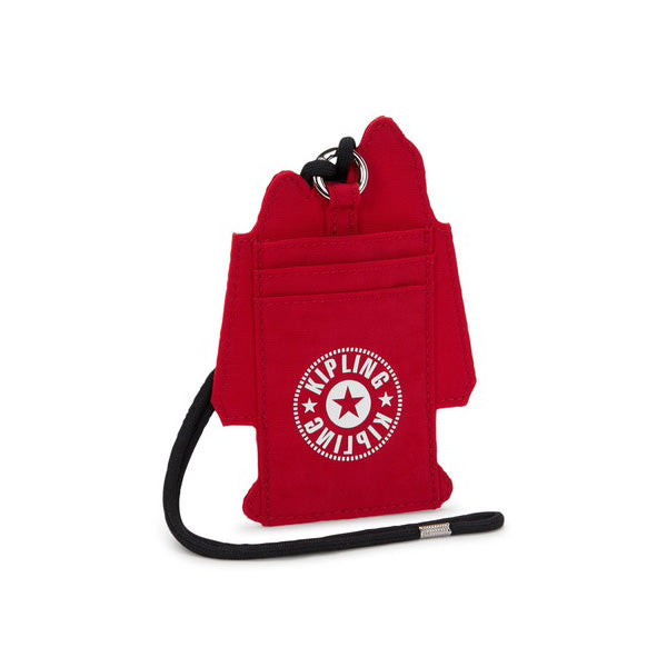 kipling PEANUTS レッドハウスカーディ (Restless Red)