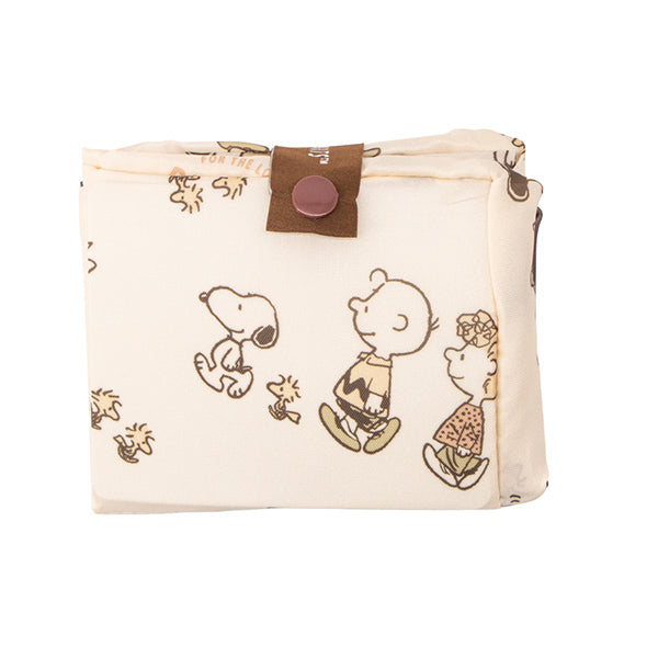 スヌーピー 底板付きエコバッグmini外ポケット付き (COOKIE!)