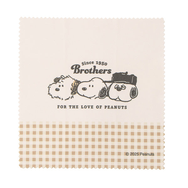 スヌーピー クロス付きメガネケース (SNOOPY＆BROTHERS)