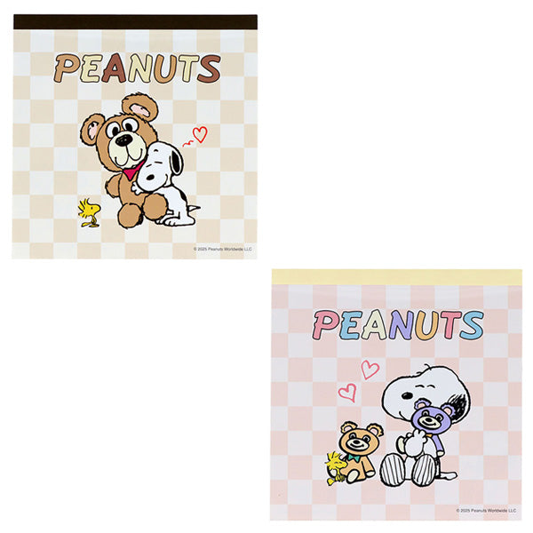SNOOPY - スヌーピースクエアメモ スヌーピー スクエアメモ (Snoopy＆CuddlyBears)