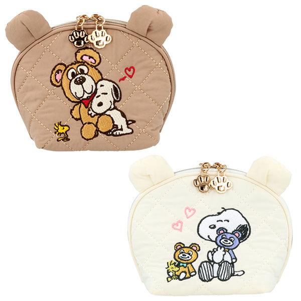 スヌーピー ラウンドポーチ (Snoopy＆CuddlyBears)