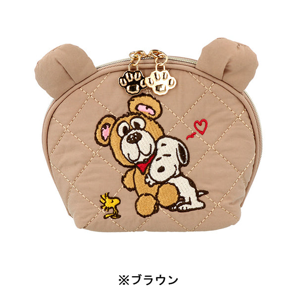 スヌーピー ラウンドポーチ (Snoopy＆CuddlyBears)