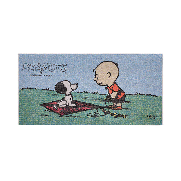 スヌーピー 五彩織バスタオル (50年代)
