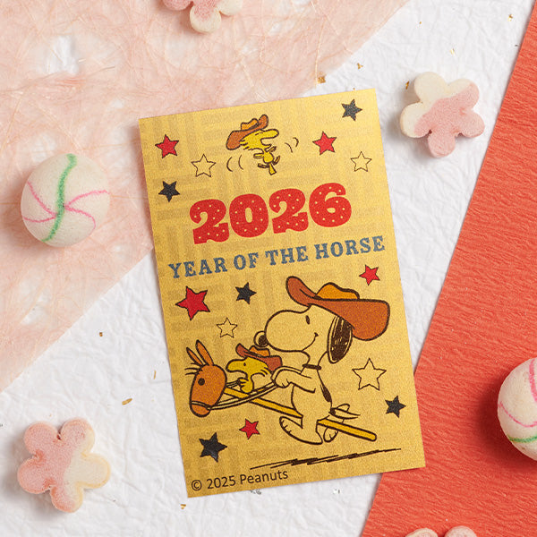 【おかいものSNOOPY限定】純金開運カレンダー2026