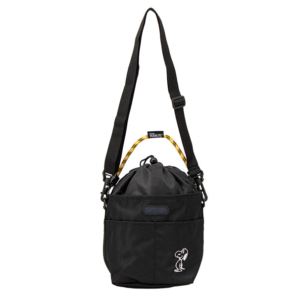 OUTDOOR PRODUCTS × PEANUTS ショルダーバッグ (ブラック)