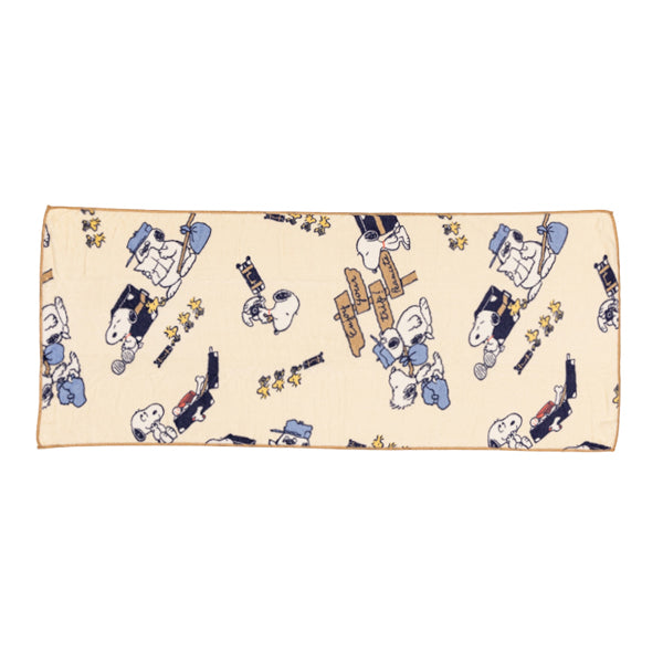 非売品　スヌーピー　フェイスタオル スヌーピー フェイスタオル ホワイト アイスクリーム 今治タオル 西川