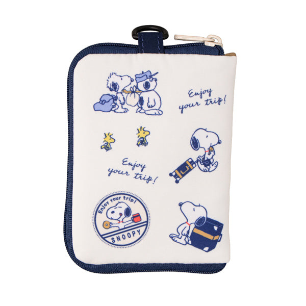 スヌーピー トラベルスリムウォレット (enjoy your trip)