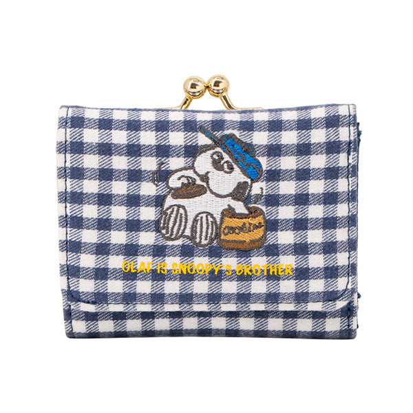PORTER スヌーピー 折り財布 PORTER*SNOOPY. ウォレット ネイビー スヌーピー 三つ折り財布 (オラフ