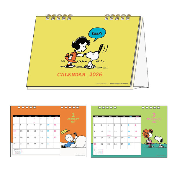デスクカレンダー　ヴィンテージ スヌーピー デスクカレンダー (ヴィンテージ／2026)