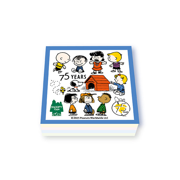 スヌーピー 4層ブロックメモ (PEANUTS75周年 FRIENDS)