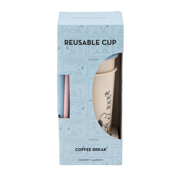 SNOOPY GARDEN リユーザブルカップセット(コーヒータイム)