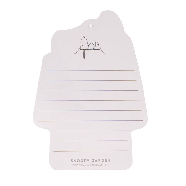 SNOOPY GARDEN メッセージカード付きぬいぐるみ(35cm)