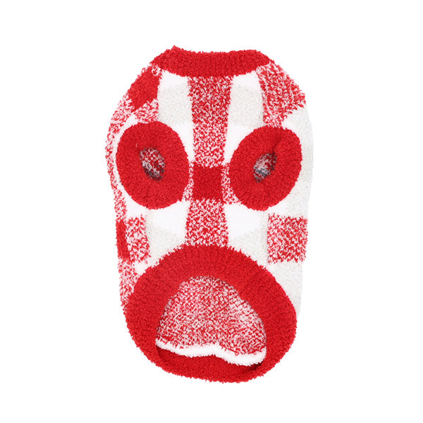 スヌーピー チェックシェニールニット (ジョー・クール)