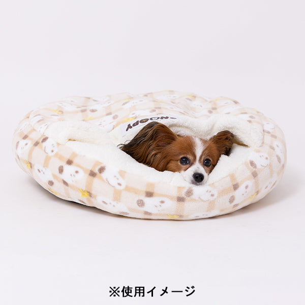 スヌーピー チェックボアラウンドベッド
