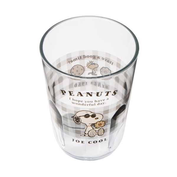スヌーピー クリアタンブラー 370mL (JOE COOL/COOKIETIME)