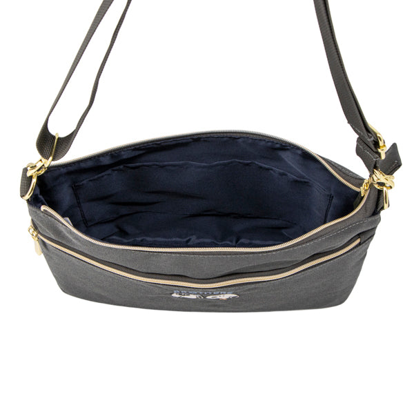 スヌーピー 横長Wファスナーショルダーバッグ (仲良しブラザーズ)