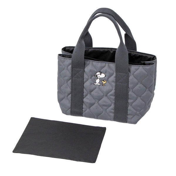 スヌーピー 収納上手ミニトート (cool peanuts)