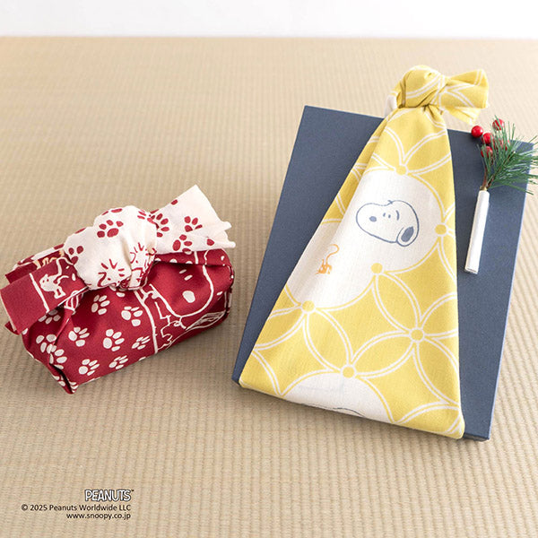 スヌーピー かまわぬ てぬぐい (スヌーピー七宝)