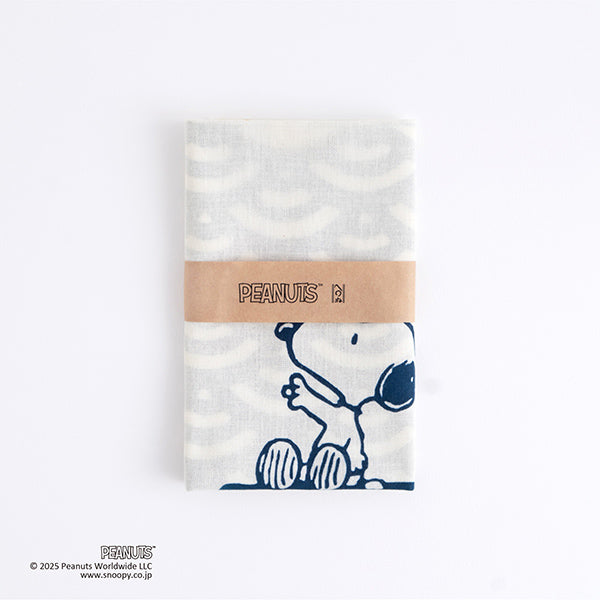 スヌーピー かまわぬ てぬぐい (富士山とスヌーピー)