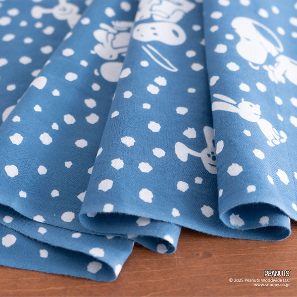 スヌーピー かまわぬ てぬぐい (うさぎとスヌーピー)