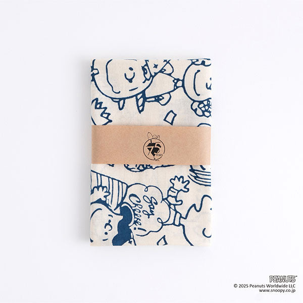 スヌーピー かまわぬ てぬぐい (75th全員集合)