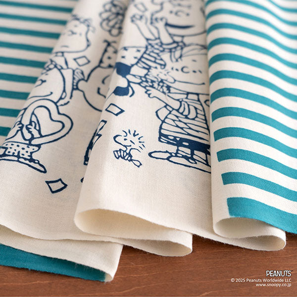 スヌーピー かまわぬ てぬぐい (75th全員集合)