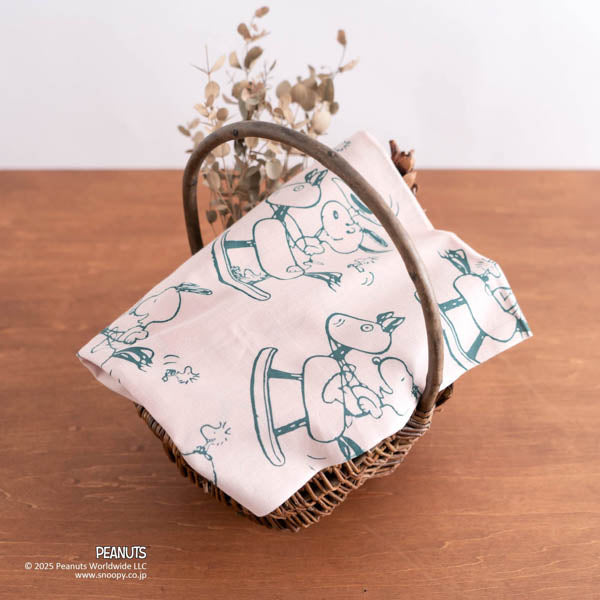 スヌーピー かまわぬ てぬぐい (ホーススヌーピー/ちらし)