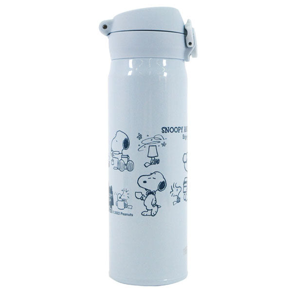 スヌーピー サーモス0.5L (ティータイム／アイスブルー)