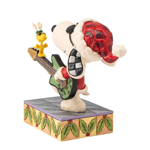 スヌーピー 立体クリスマスオルゴールカード (ダイカットクリスマスツリー)