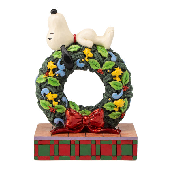 PEANUTS JIM SHORE フィギュア Happy Holiday Dreams