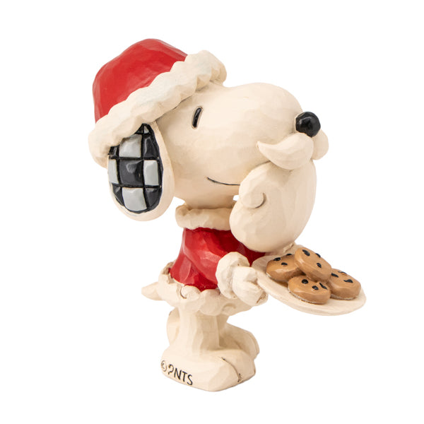 PEANUTS JIM SHORE Santa Snoopy Santa with Beard Mini