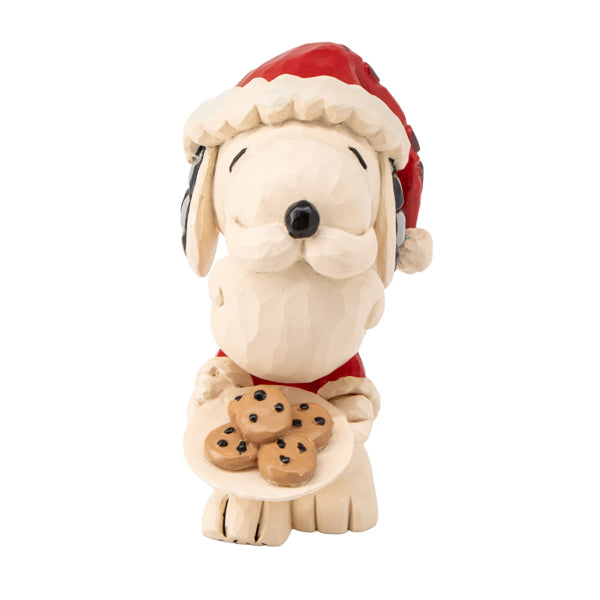PEANUTS JIM SHORE Santa Snoopy Santa with Beard Mini