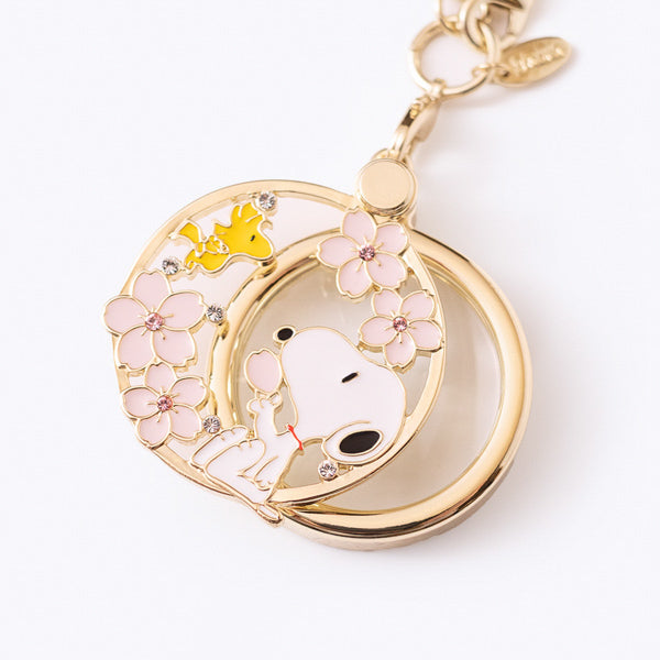 おめかしルーペ・PEANUTS (桜とスヌーピーたち)