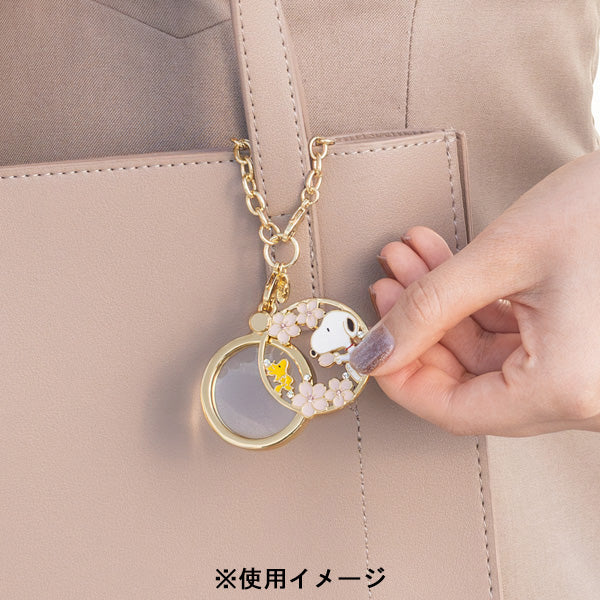おめかしルーペ・PEANUTS (桜とスヌーピーたち)