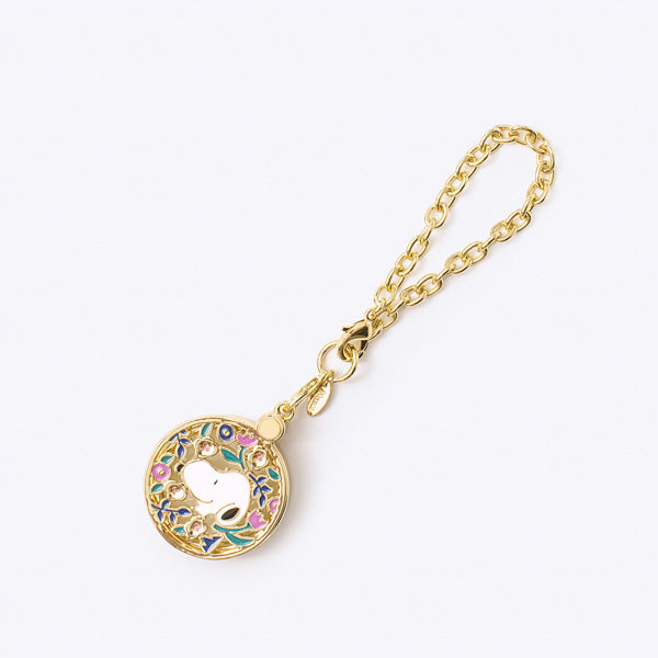 おめかしルーペ・PEANUTS (お花に囲まれたスヌーピー)