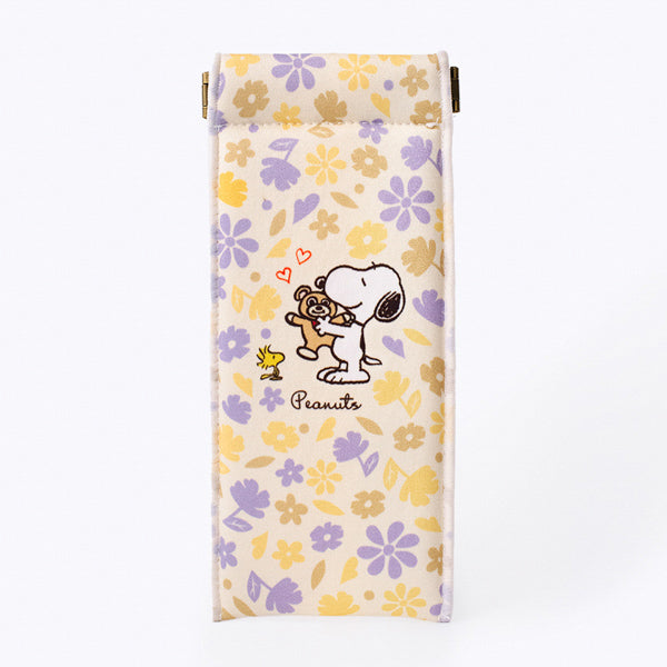 スリムキャンディポーチ・PEANUTS (花柄スヌーピー＆ベア)